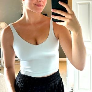 lululemon athletica White Tank Top